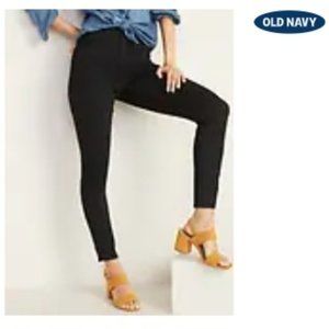Old Navy Black High-Waisted Pop Icon Skinny Jeans